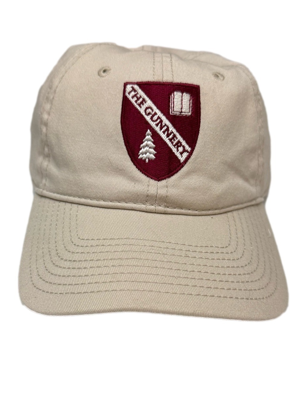 The Game Gunnery Baseball Cap Cream Embroidered Logo